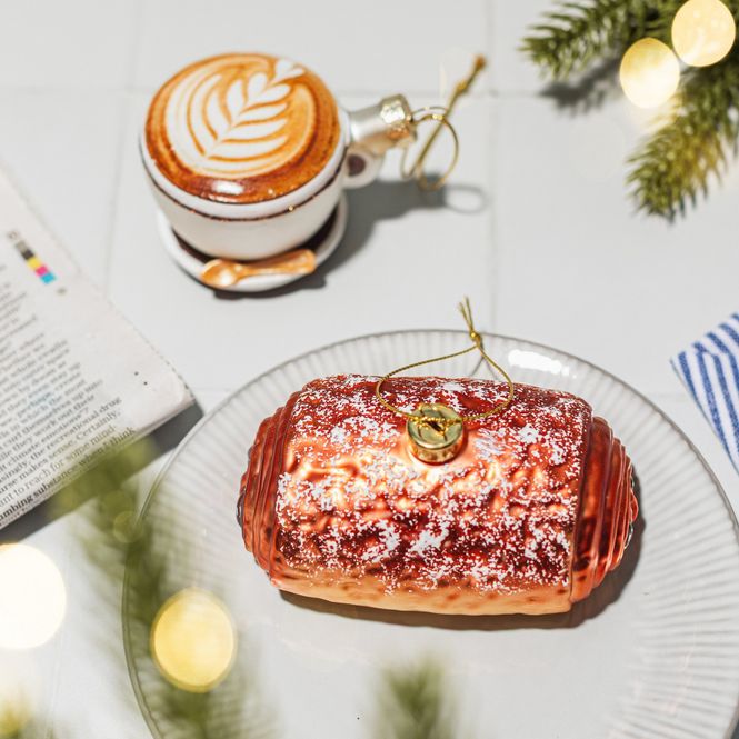Hovedbilde JULETREPYNT – Caffè latte i kaffekopp – Sass & ...