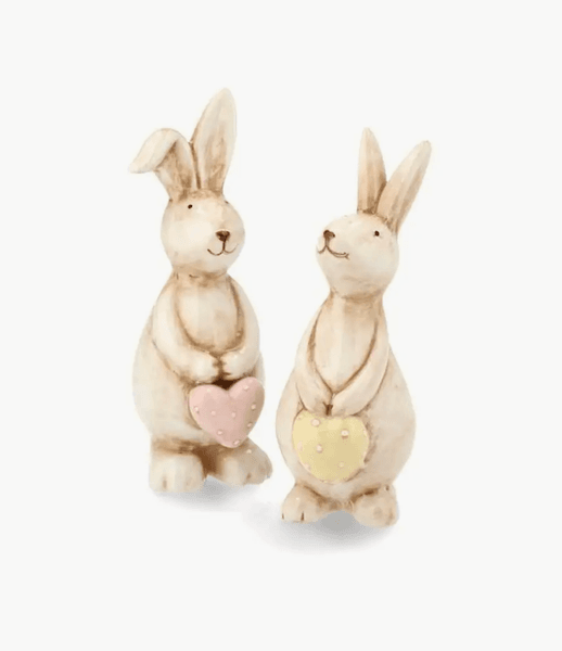 Hovedbilde PÅSKEPYNT – Kanin med hjerte i pastell – Alot