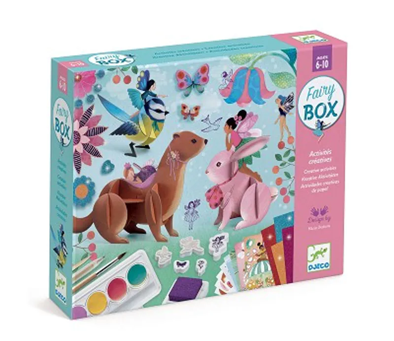 HOBBYSETT – Stor Aktivitetsboks med feer – Djeco