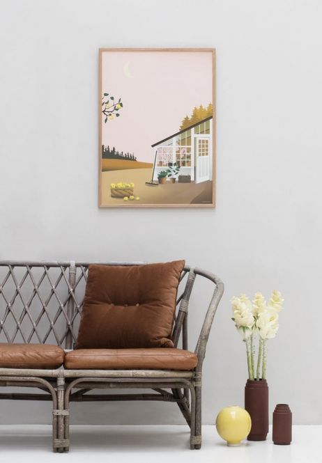 Hovedbilde PLAKAT - Hageliv - Vissevasse 50 x 70 cm.