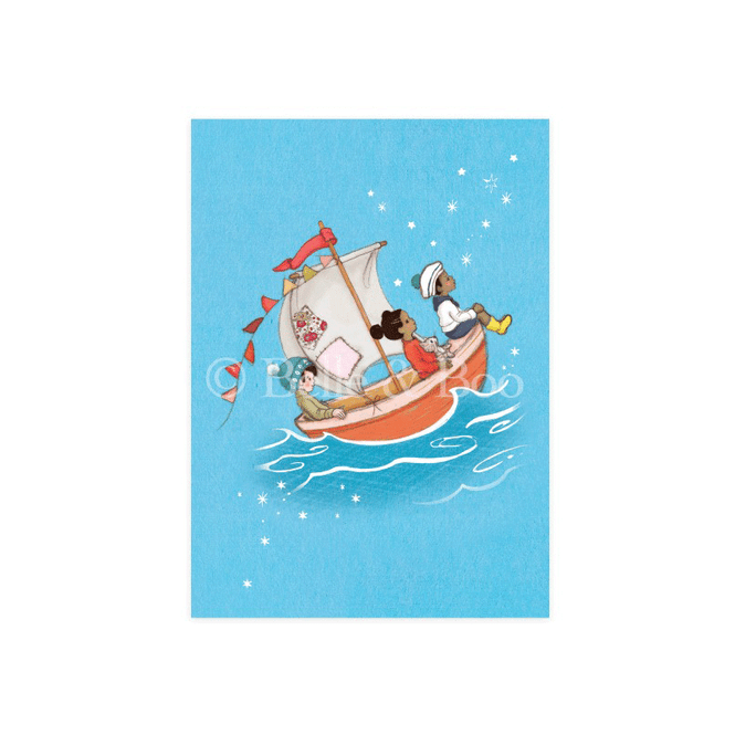 Hovedbilde KORT - Sail boat Dreams - Belle & Bo