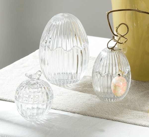 Hovedbilde LITEN GLASSKRUKKE – med fugl – Alot