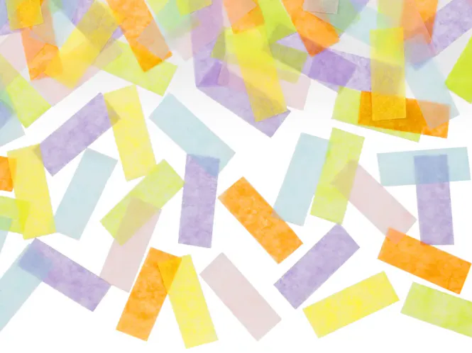 Hovedbilde KONFETTIKANON – Pastell Strimler – PartyDeco