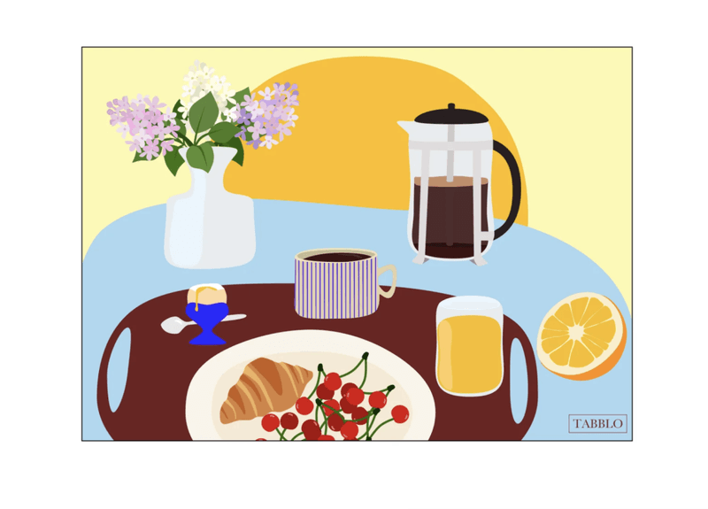 PLAKAT - Cherry Morning - A3 - TABBLO