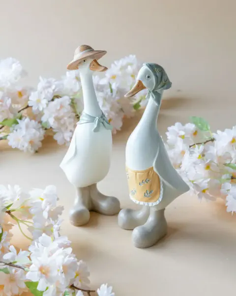 Hovedbilde PÅSKEPYNT – Herr & Fru And – Sett med 2 – ...