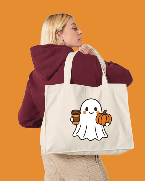 Hovedbilde SHOPPINGBAG – Pumpkin Spice Ghost – ...