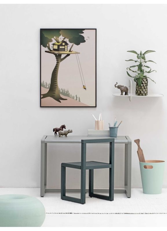 PLAKAT - Tree House - Vissevasse - 50 x70 cm.