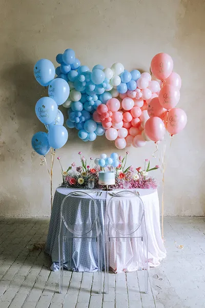 Hovedbilde KAKETOPP – Ballonger blå – PartyDeco