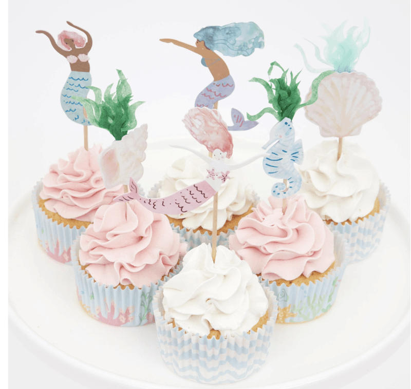 MUFFINSSETT – Havfrue – Meri Meri