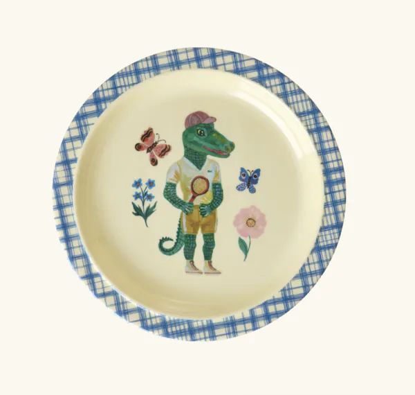 Hovedbilde ASJETT – Blå med fantasifulle dyr – Rice x ...