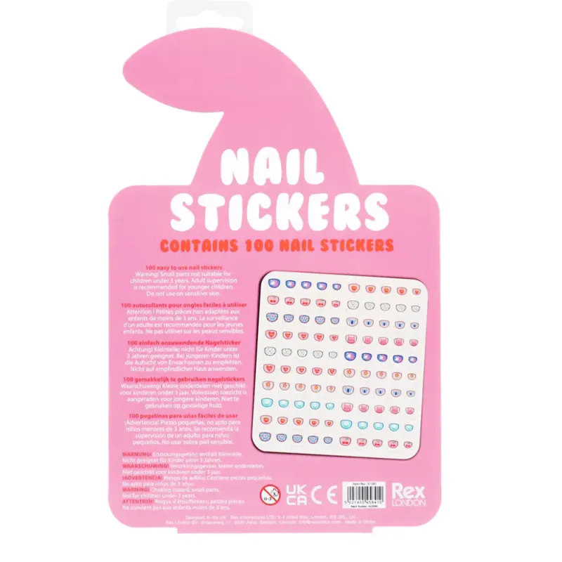 NEGL KLISTREMERKER – Cherry – 100 stk – Rex London