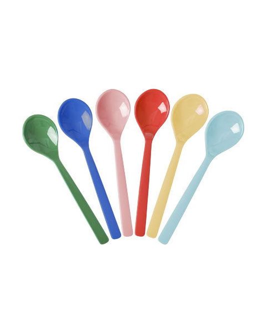 Hovedbilde TESKJEER – Funky farger – 6 pk – Rice