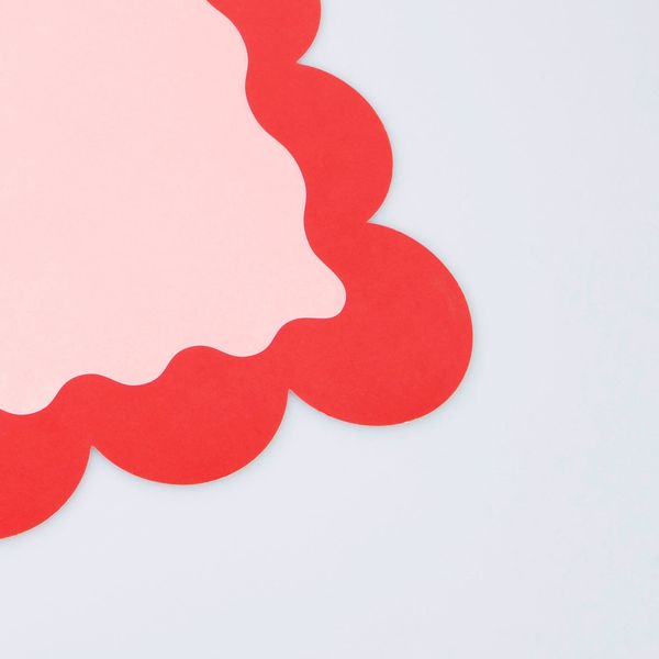 Hovedbilde BORDBRIKKER – Rød grønn & rosa – 8 pk – ...