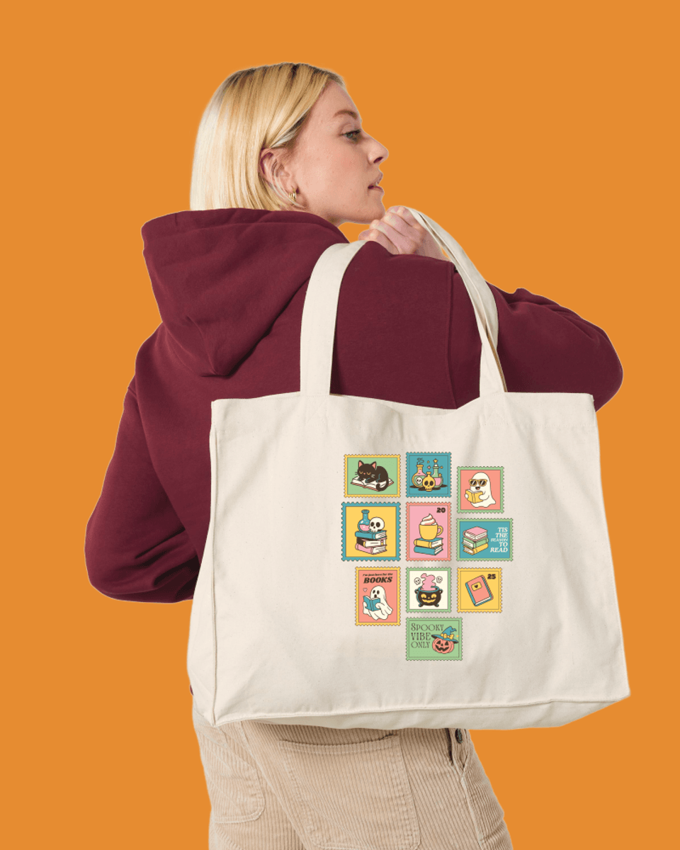 SHOPPINGBAG – Spooky Stamps – Festligtrykk