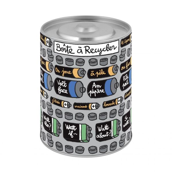Hovedbilde OPPBEVARINGSBOKS – Batterier til gjenvinning – ...