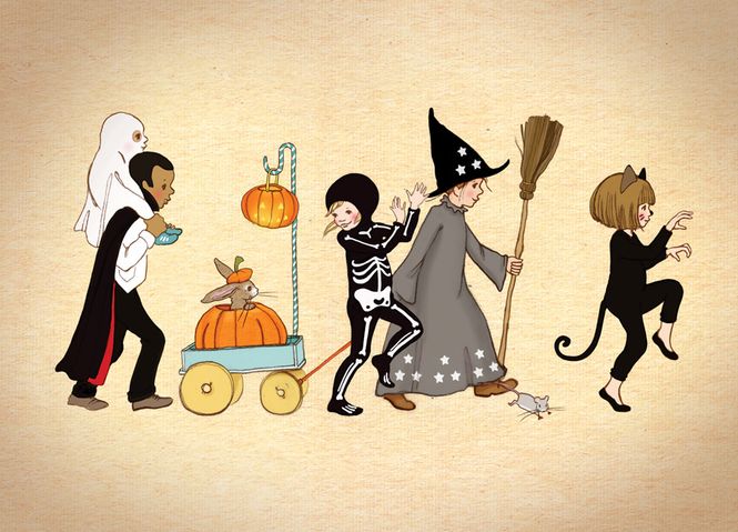Hovedbilde KORT - Halloween Parade - Belle & Bo