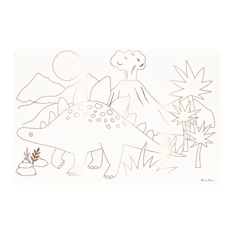 FARGELEGGINGSARK – Dinosaurer – 8-pk – Meri Meri