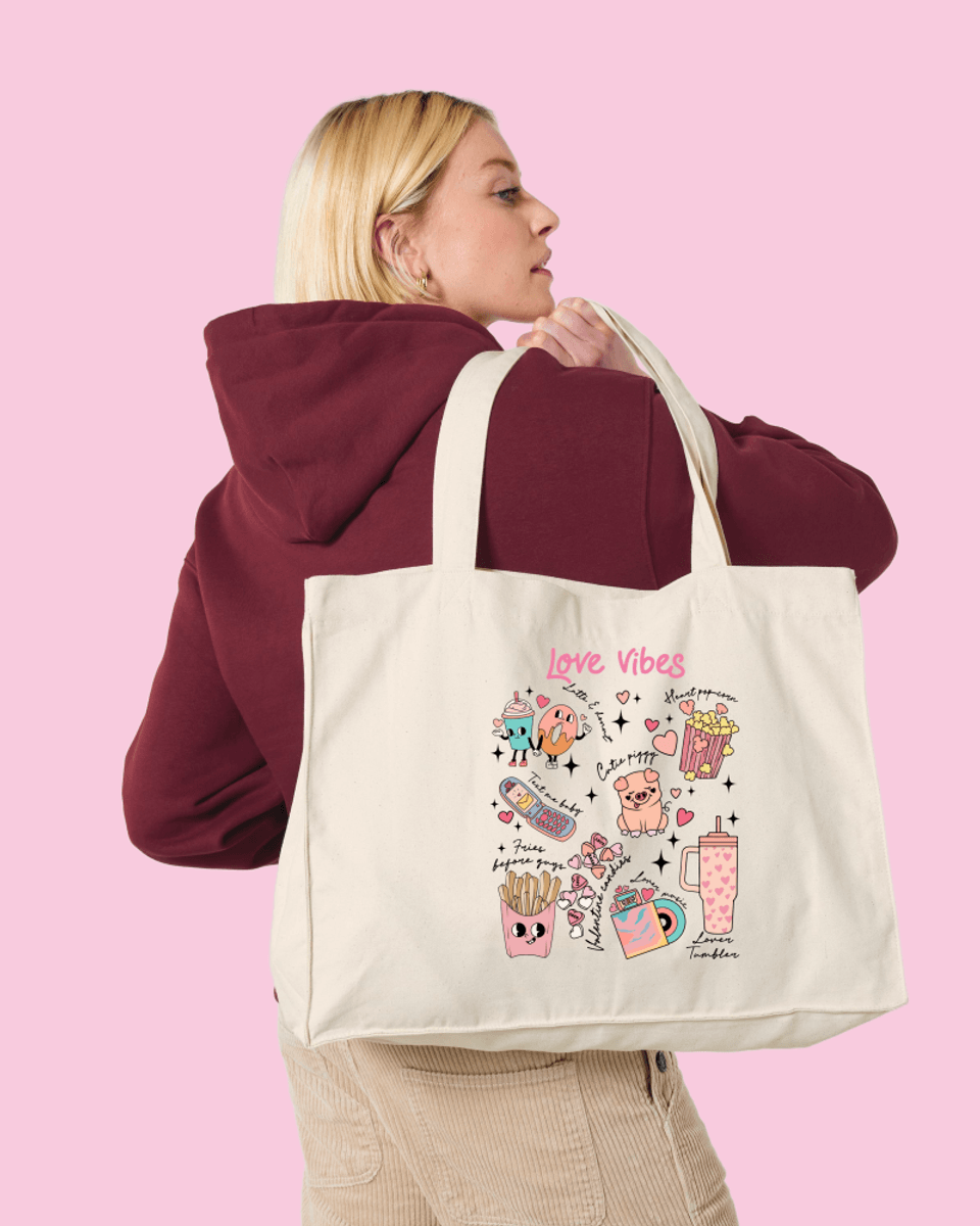 SHOPPINGBAG – Love vibes – Festligetrykk