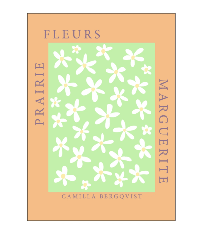 PLAKAT - PRAIRIE MINT - A3 - Camilla Bergqvist