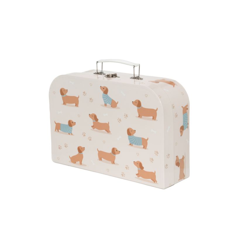 TESETT I KOFFERT – Dachshund – Sass & Belle