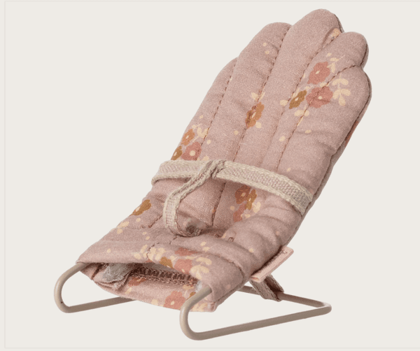 Hovedbilde VIPPESTOL TIL MY-KANIN OG BABYMUS – Rosa med blomster ...