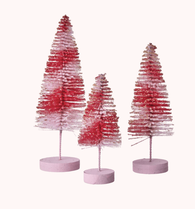 Hovedbilde DEKORASJON – Juletre – Rosa – 3 pk ...