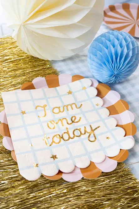 Hovedbilde SERVIETTER – I Am One Today – 12 stk – ...