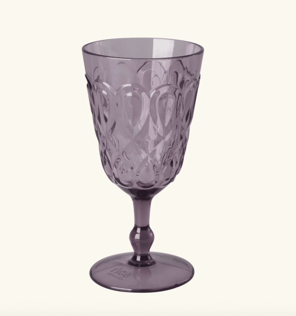 AKRYLGLASS – Vin – lilla – Rice