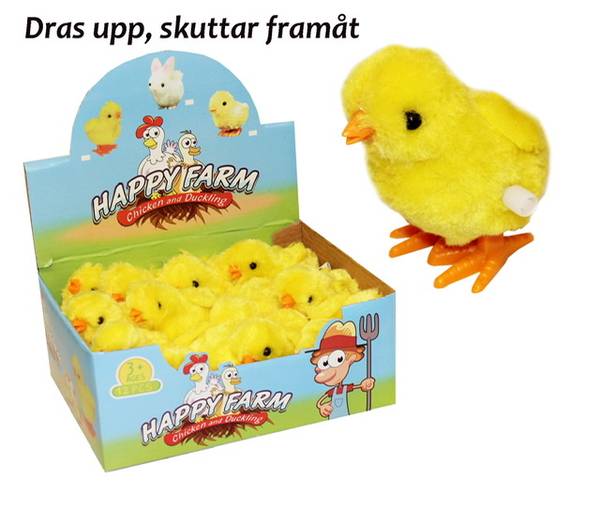 Hovedbilde HOPPENDE KYLLING ELLER KANIN – Trekk-opp leke