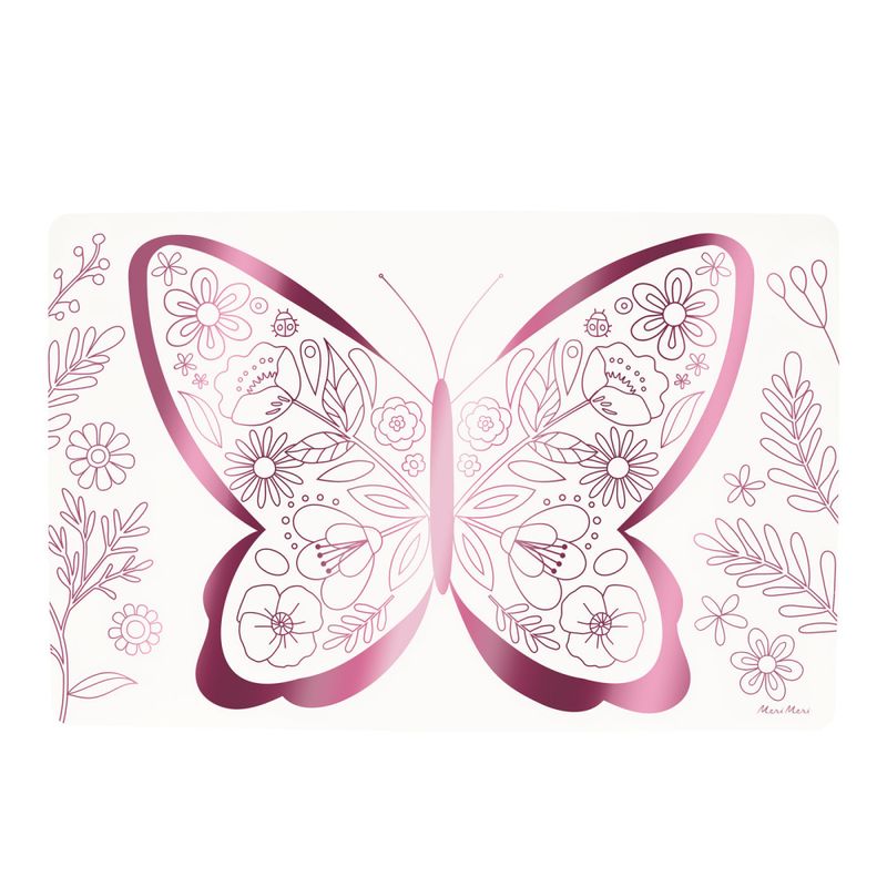 FARGELEGGINGSBRIKKER – Blomster og sommerfugler – 8-pk – Meri Meri
