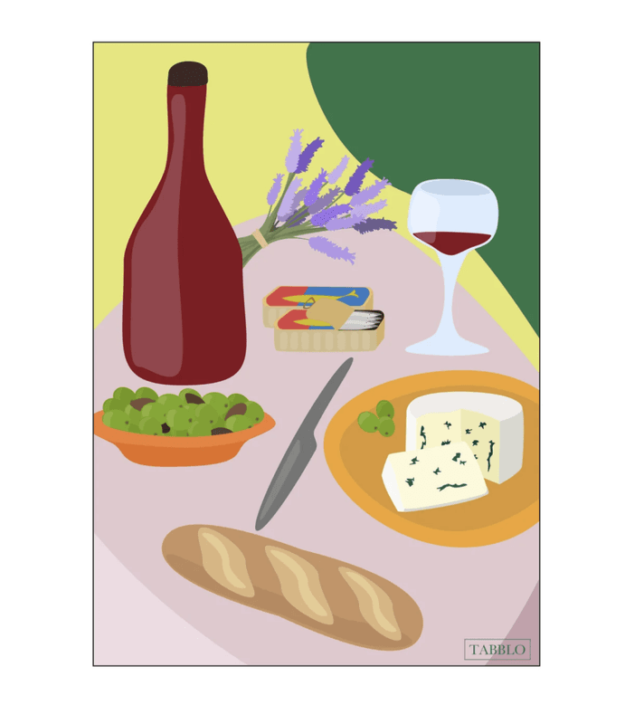 PLAKAT - Feeling French - A3 - TABBLO