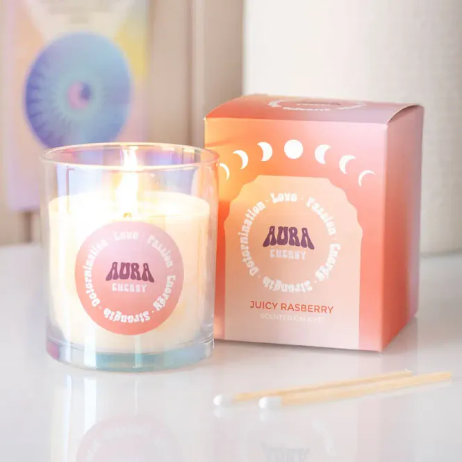 Hovedbilde DUFTLYS – Bringebær – Aura Energy – ...