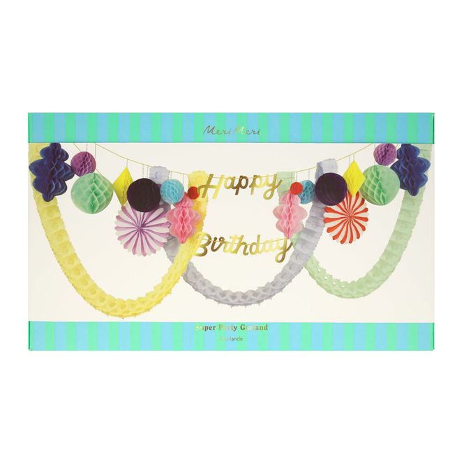 Hovedbilde GIRLANDER – Happy Birthday Honeycomb – Meri ...