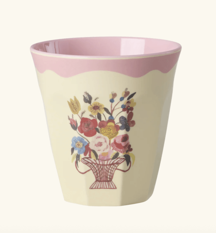 MEDIUM KOPP – Blomsterbukett – Rice x Nathalie Lété