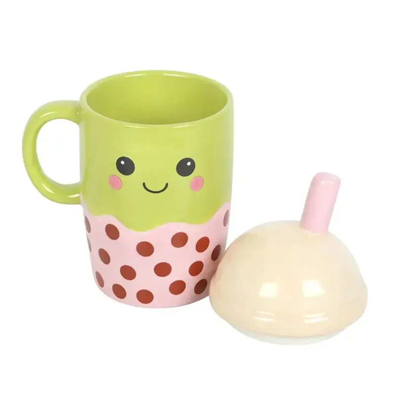 KOPP – Kawaii Bubble Tea med lokk – Something Different