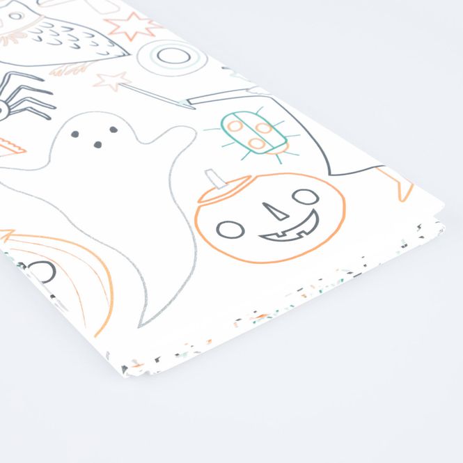 Hovedbilde PAPIRDUK – Halloween Fargelegging – Meri Meri