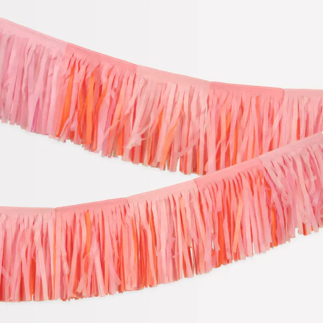 Hovedbilde GIRLANDER – Rosa frynsegirlander – Meri Meri