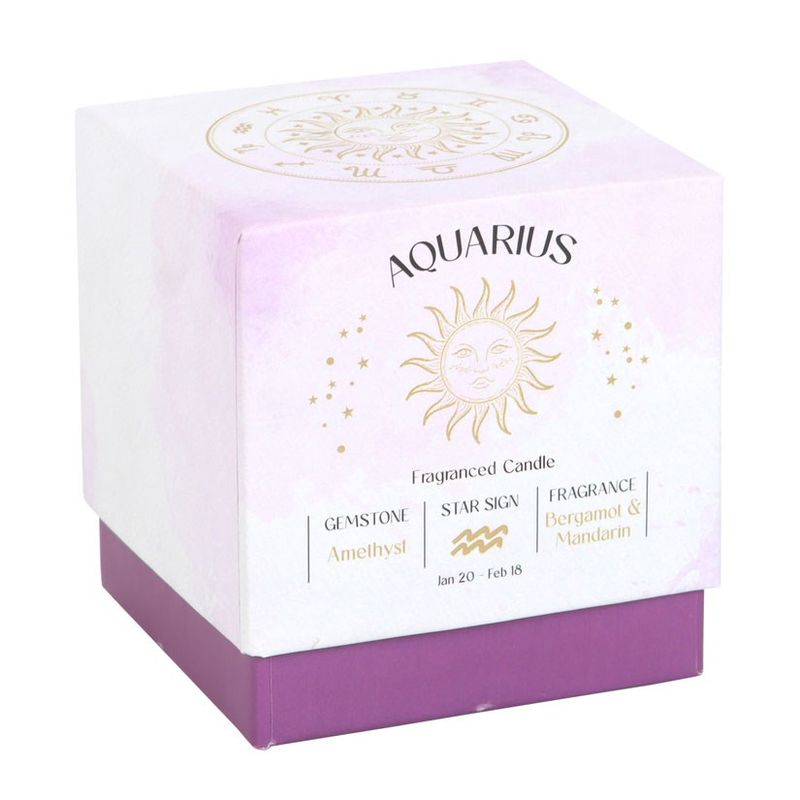 STJERNETEGNLYS – Vannmannen (Aquarius) – Zodiac Krystall – Something Different