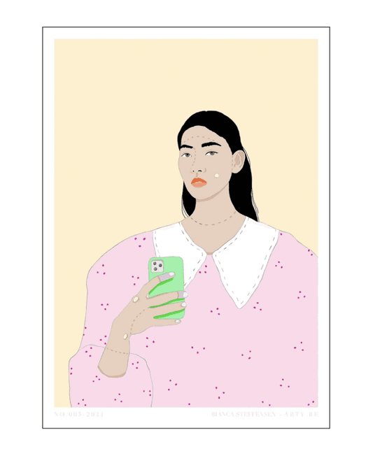 Hovedbilde PLAKAT - Spejl - A3 - Bianca Steffensen