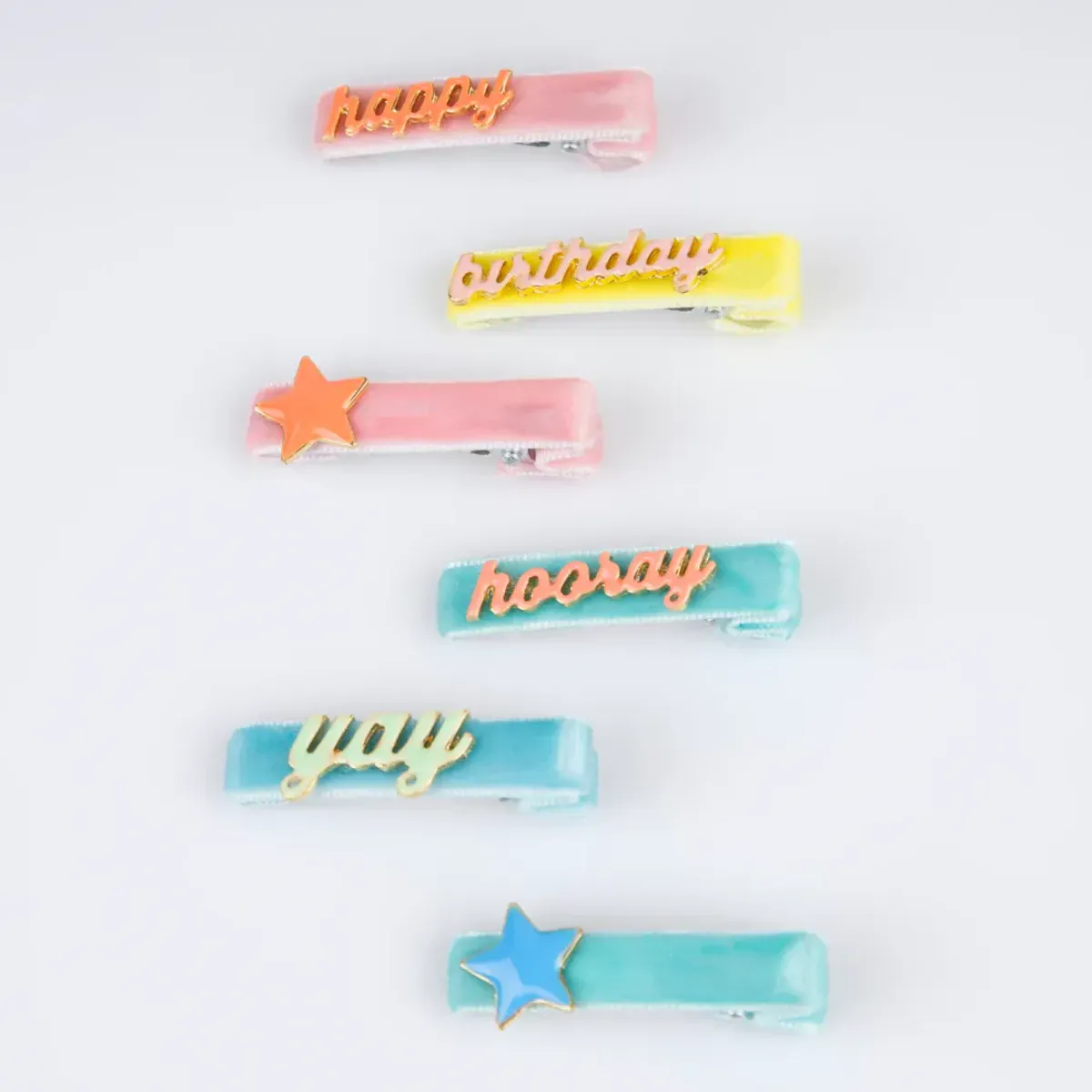 HÅRSPENNER – Happy Birthday – 6 pk – Meri Meri