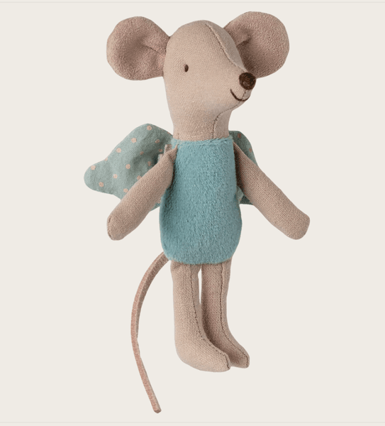 Hovedbilde FE-MUS LILLESØSTER – Mint – Maileg