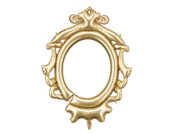 Hovedbilde FOLIEBALLONG – Bilderamme gull – PartyDeco