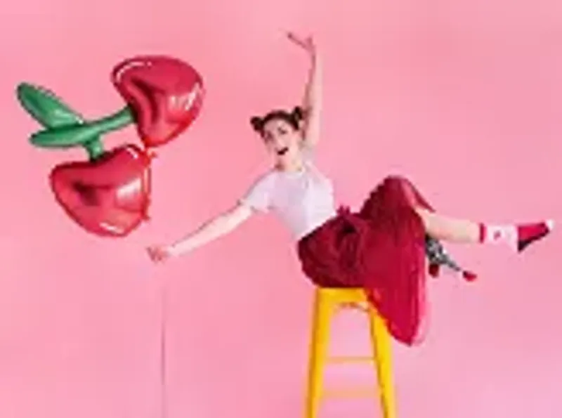 BALLONG – Kirsebær – Rød og grønn – PartyDeco