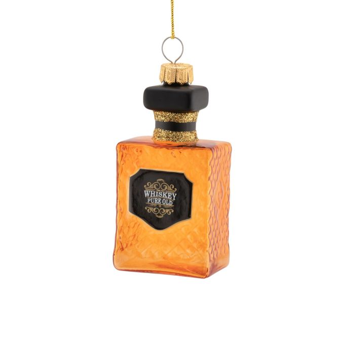 Hovedbilde JULETREPYNT – Whiskyflaske – Sass & Belle