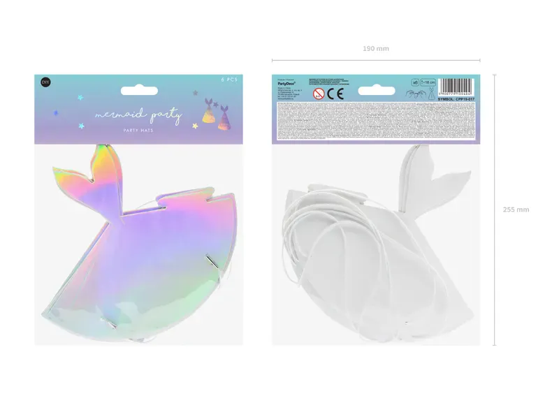 FESTHATTER – Skimrende havfrue – PartyDeco