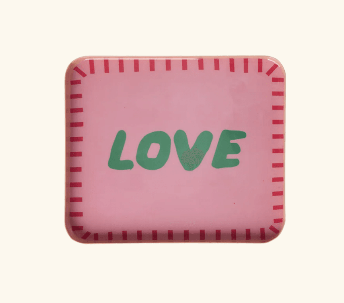 METALLBRETT – LOVE rosa – Rice