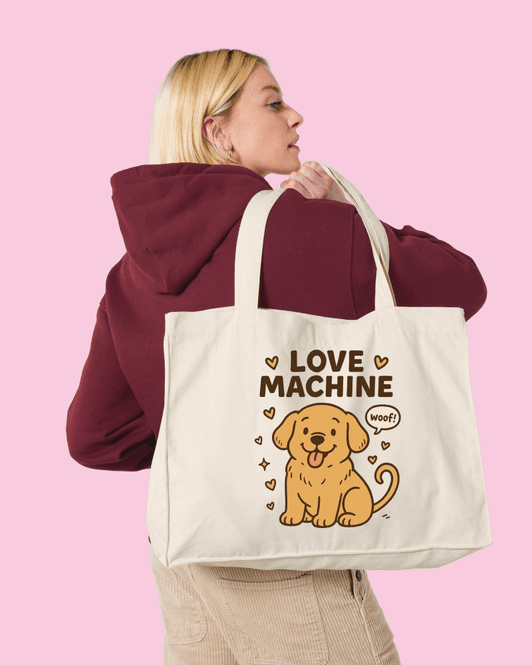 Hovedbilde SHOPPINGBAG – Puppy Love – Festligetrykk