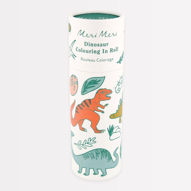 FARGELEGGINGSRULL MED FARGESTIFTER – Dinosaur – Meri Meri