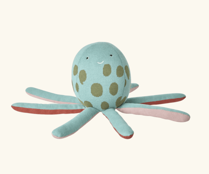 Hovedbilde KOSEBAMSE – Blekksprut i bomull – Mintgrønn med ...