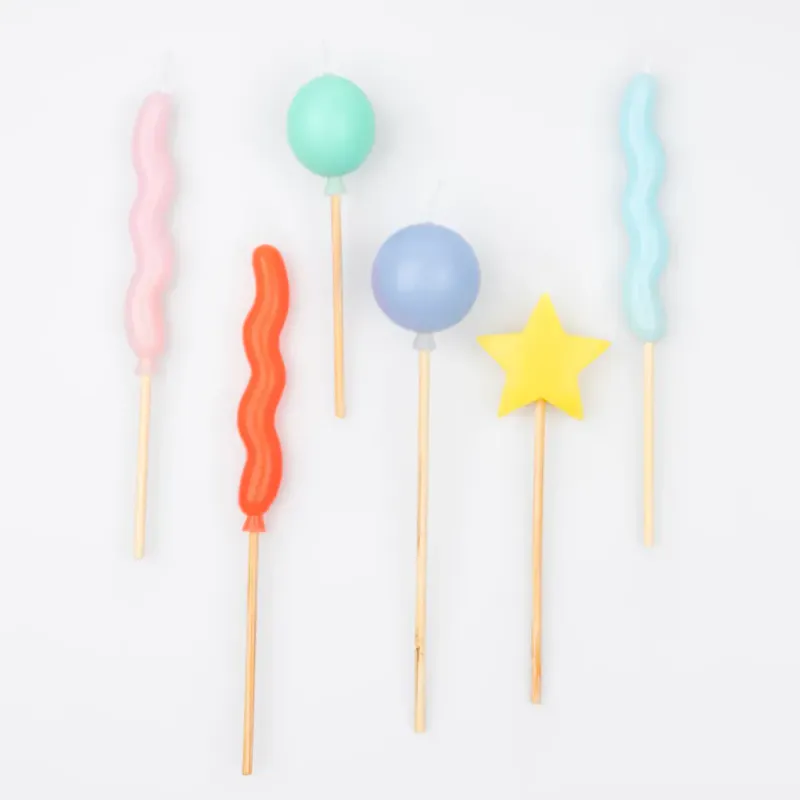 KAKELYS – Ballonger – 6 stk – Meri Meri